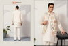 Viraasat Carnival by Shubhvastra Satin Silk Online Mens Kurta With Koti Bottom Wholesale